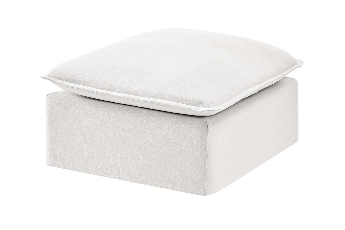 Brosa Palermo Ottoman (White)