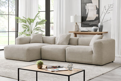 Brosa Paradiso Relax Modular Sofa Chaise Left - Linen Sand