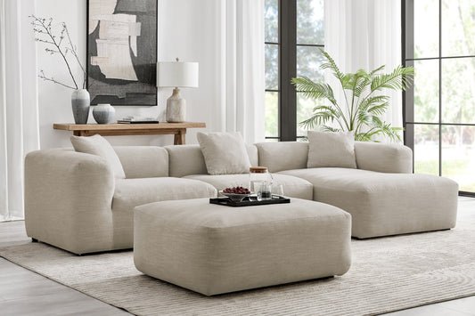 Brosa Paradiso Relax Modular Sofa Chaise Right (Linen Sand)