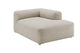 Brosa Paradiso Relax Modular Sofa Chaise Right (Linen Sand)