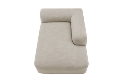 Brosa Paradiso Relax Modular Sofa Chaise Right - Linen Sand