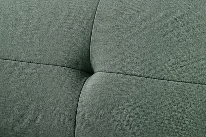 Brosa Quinn 4 Seater Sofa with Reversible Chaise (Green)