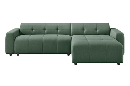 Brosa Quinn 4 Seater Sofa with Reversible Chaise (Green)