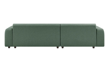 Brosa Quinn 4 Seater Sofa with Reversible Chaise (Green)