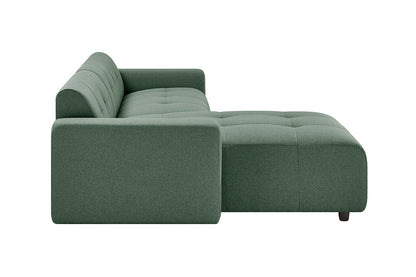 Brosa Quinn 4 Seater Sofa with Reversible Chaise (Green)