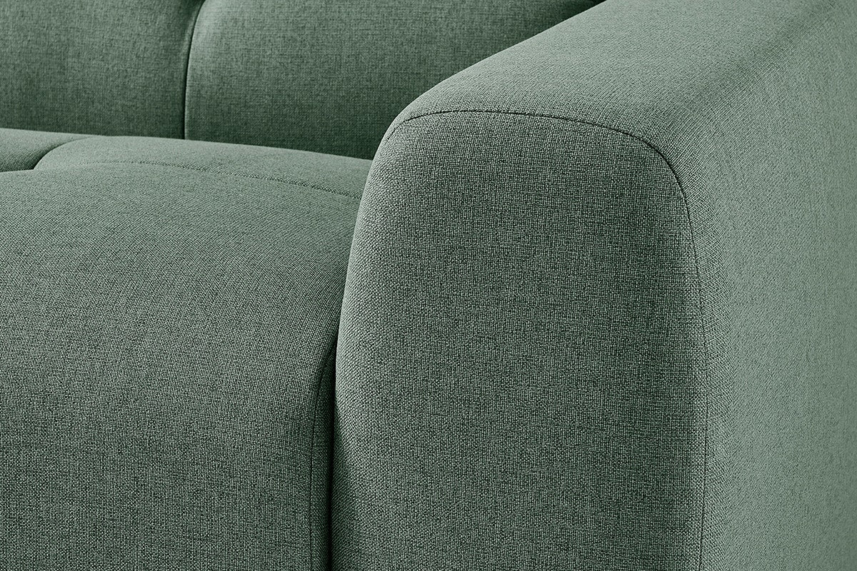 Brosa Quinn 4 Seater Sofa with Reversible Chaise (Green)