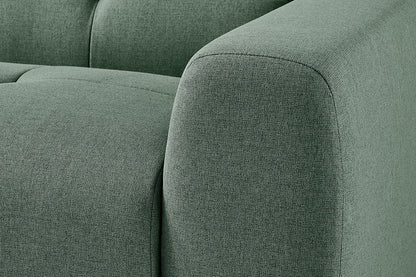 Brosa Quinn 4 Seater Sofa with Reversible Chaise (Green)