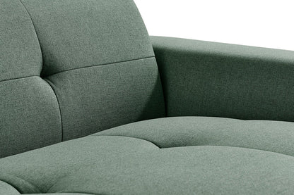 Brosa Quinn 4 Seater Sofa with Reversible Chaise (Green)