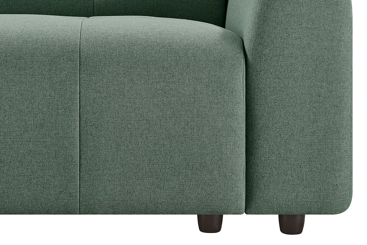 Brosa Quinn 4 Seater Sofa with Reversible Chaise (Green)