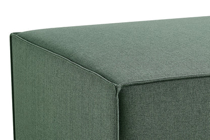 Brosa Russo 3 Seater Sofa with Ottoman (Green)