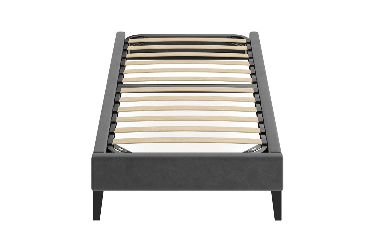 Brosa Slimline Bed Frame (Cosmic Anthracite, Single)