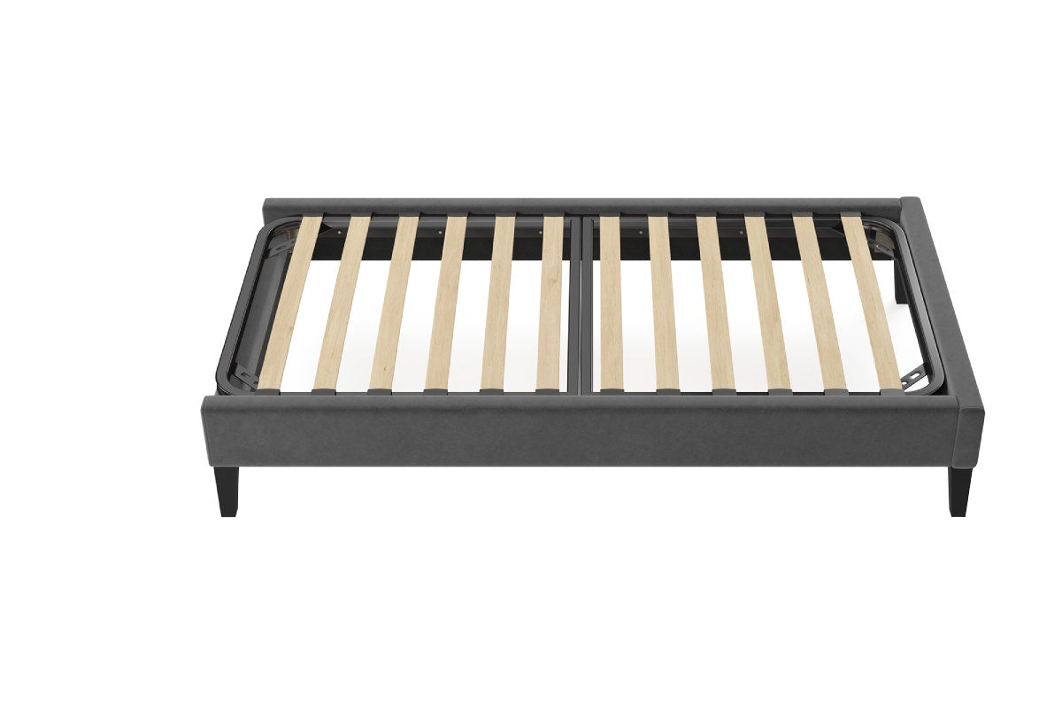 Brosa Slimline Bed Frame (Cosmic Anthracite, Single)