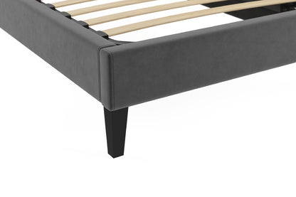 Brosa Slimline Bed Frame (Cosmic Anthracite, Single)