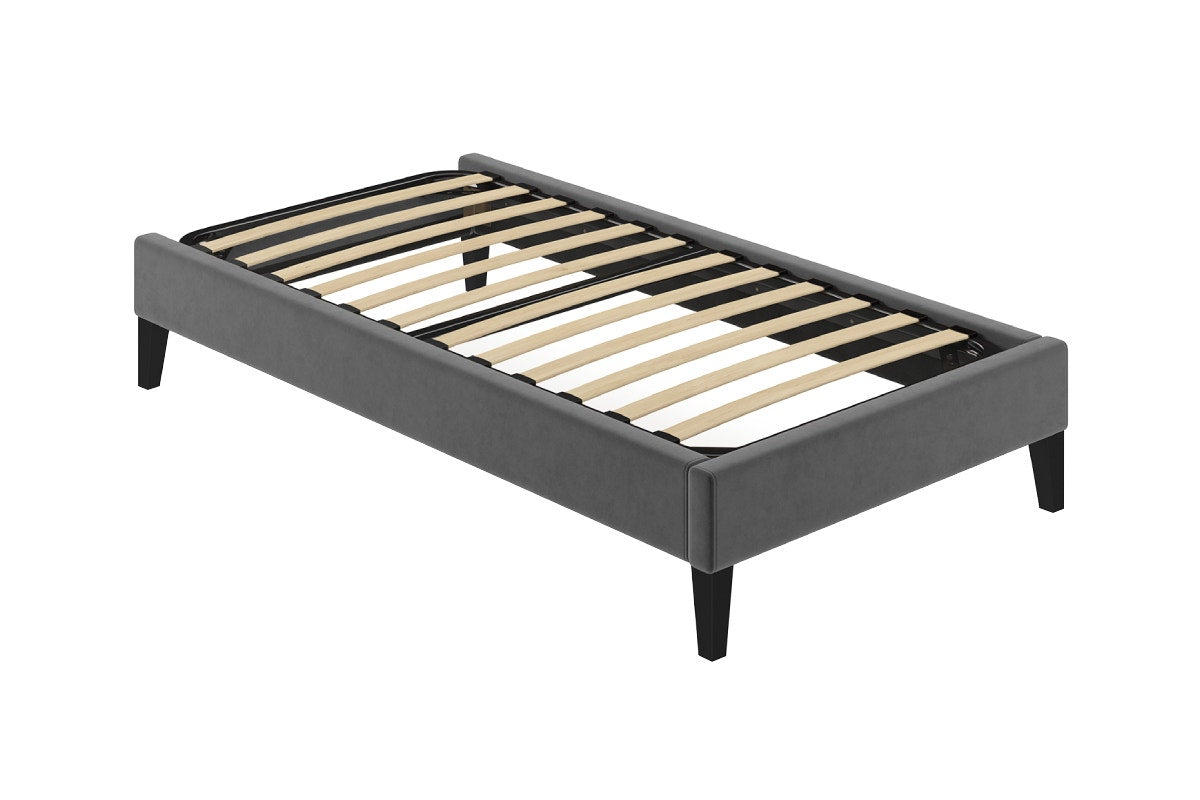 Brosa Slimline Bed Frame (Cosmic Anthracite, Single)