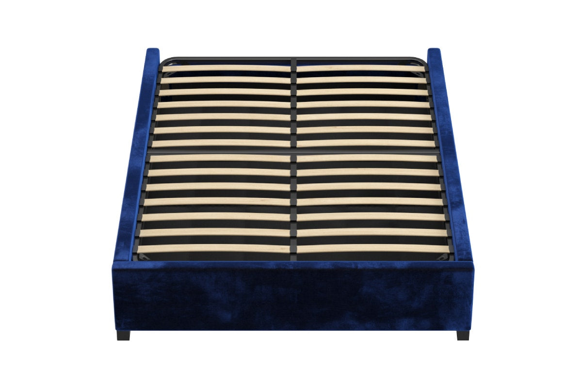 Brosa Gaslift Bed Frame - Bayou Blue; Double