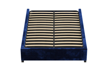 Brosa Gaslift Bed Frame - Bayou Blue; Double