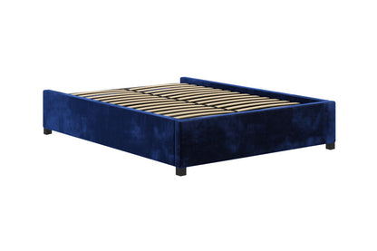 Brosa Gaslift Bed Frame - Bayou Blue; Double