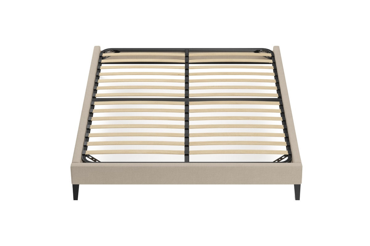 Brosa Slimline Bed Frame (French Beige, King)