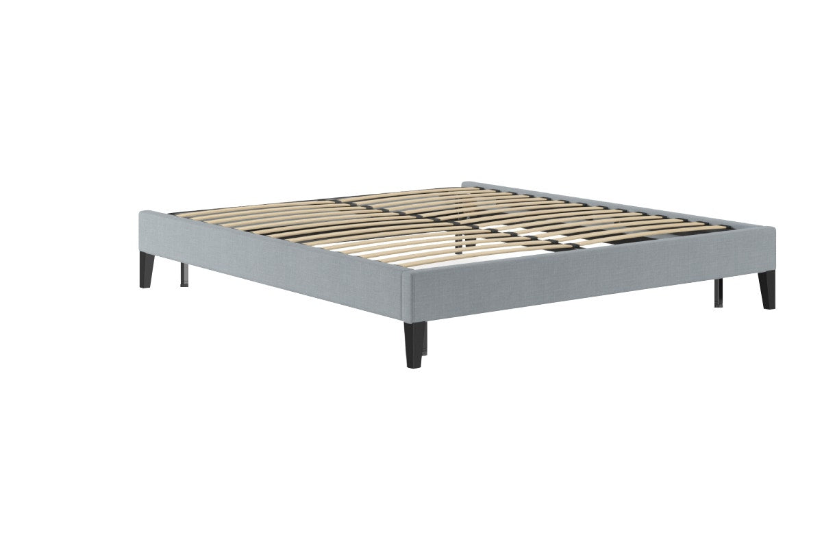 Brosa Slimline Bed Frame (Heron Grey, King)