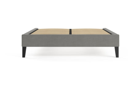 Brosa Slimline Bed Frame (Stone Grey, Double)