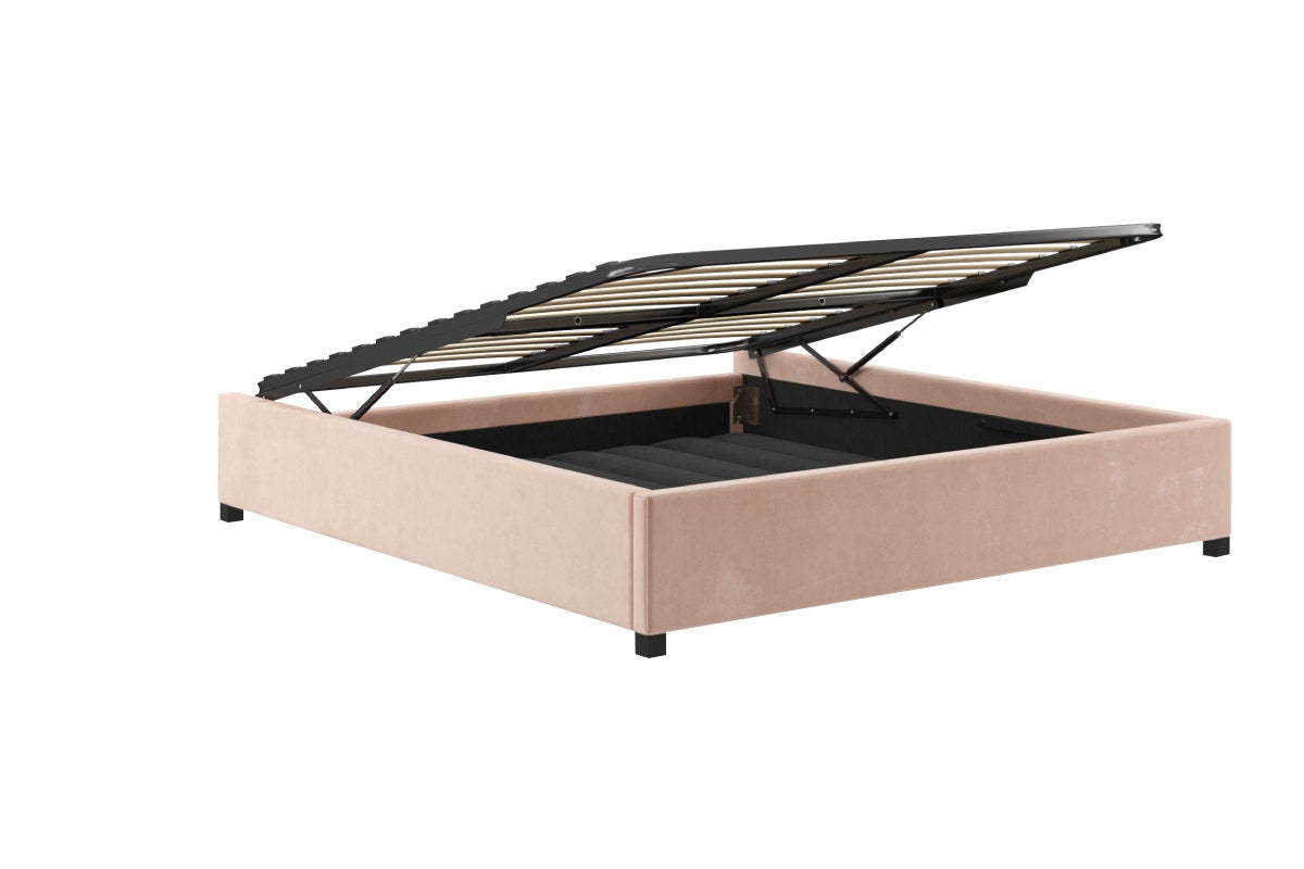 Brosa Gaslift Bed Frame - Mojave Rose; King