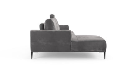 Brosa Como Motion Modular Sofa with Chaise  - Cosmic Anthracite; Left Chaise)