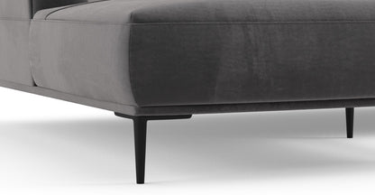 Brosa Como Motion Modular Sofa with Chaise  - Cosmic Anthracite; Left Chaise)