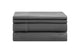 Brosa Stonewashed Cotton Sheet Set (Charcoal, Queen)
