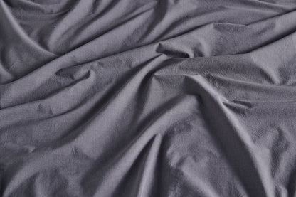 Brosa Sydney Stonewash Cotton Bed Sheet Set (King, Castlerock Charcoal)