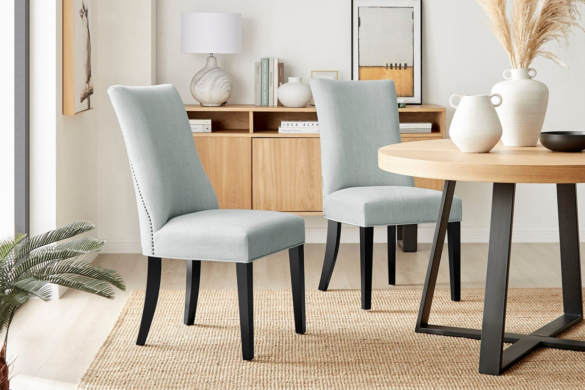 Brosa Zoe Set of 2 Dining Chairs (Cloud Grey)