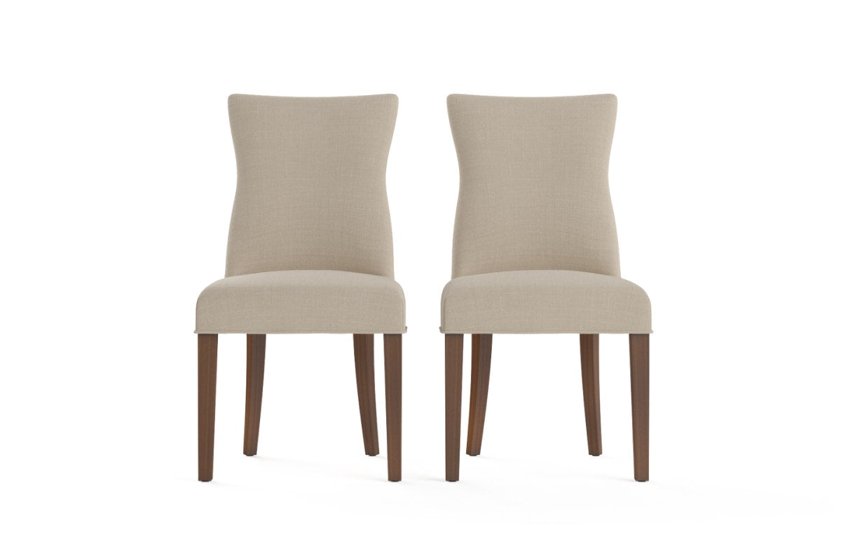 Brosa Zoe Set of 2 Dining Chairs (French Beige)