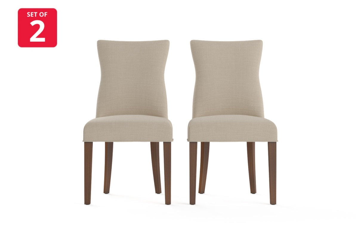 Brosa Zoe Set of 2 Dining Chairs (French Beige)