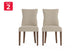 Brosa Zoe Set of 2 Dining Chairs (French Beige)