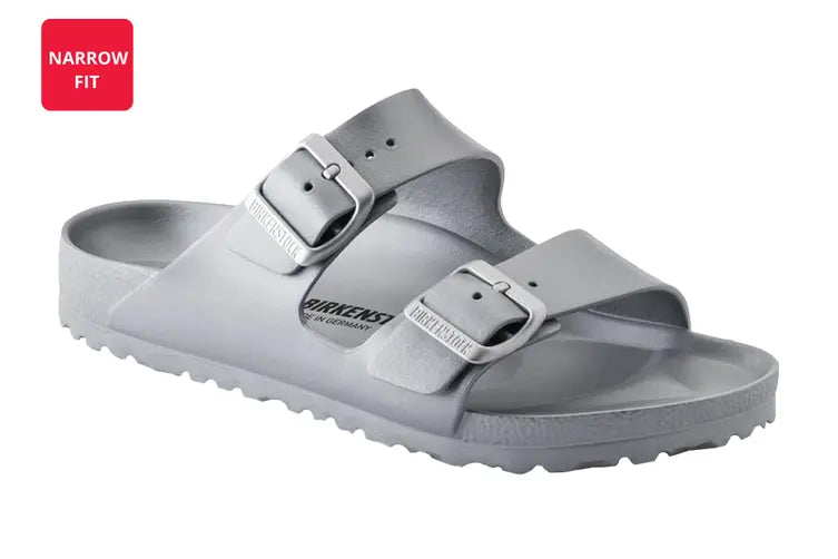 Birkenstock Arizona EVA Regular Fit Sandal (Metallic Silver)