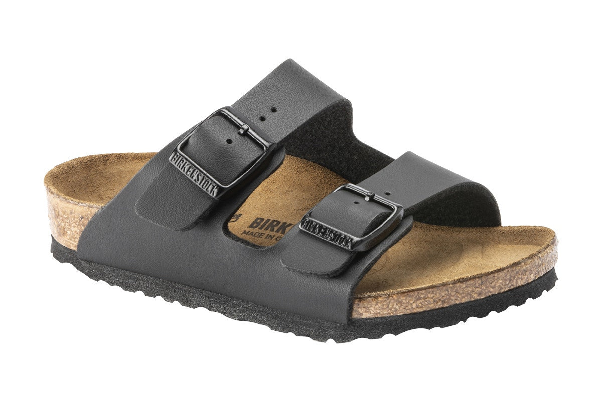 Birkenstock Kids Arizona Birko-Flor Sandal (Black, Size 32 EU)