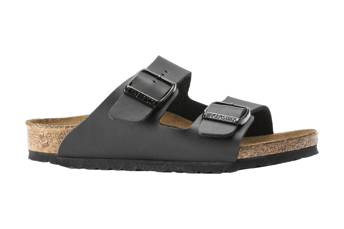 Birkenstock Kids Arizona Birko-Flor Sandal (Black, Size 32 EU)