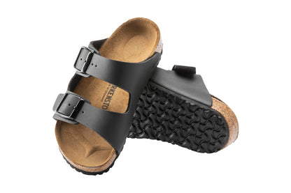 Birkenstock Kids Arizona Birko-Flor Sandal (Black, Size 32 EU)