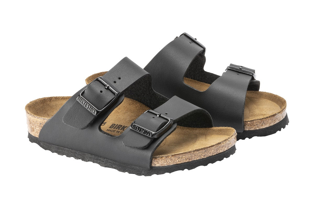 Birkenstock Kids Arizona Birko-Flor Sandal (Black, Size 32 EU)