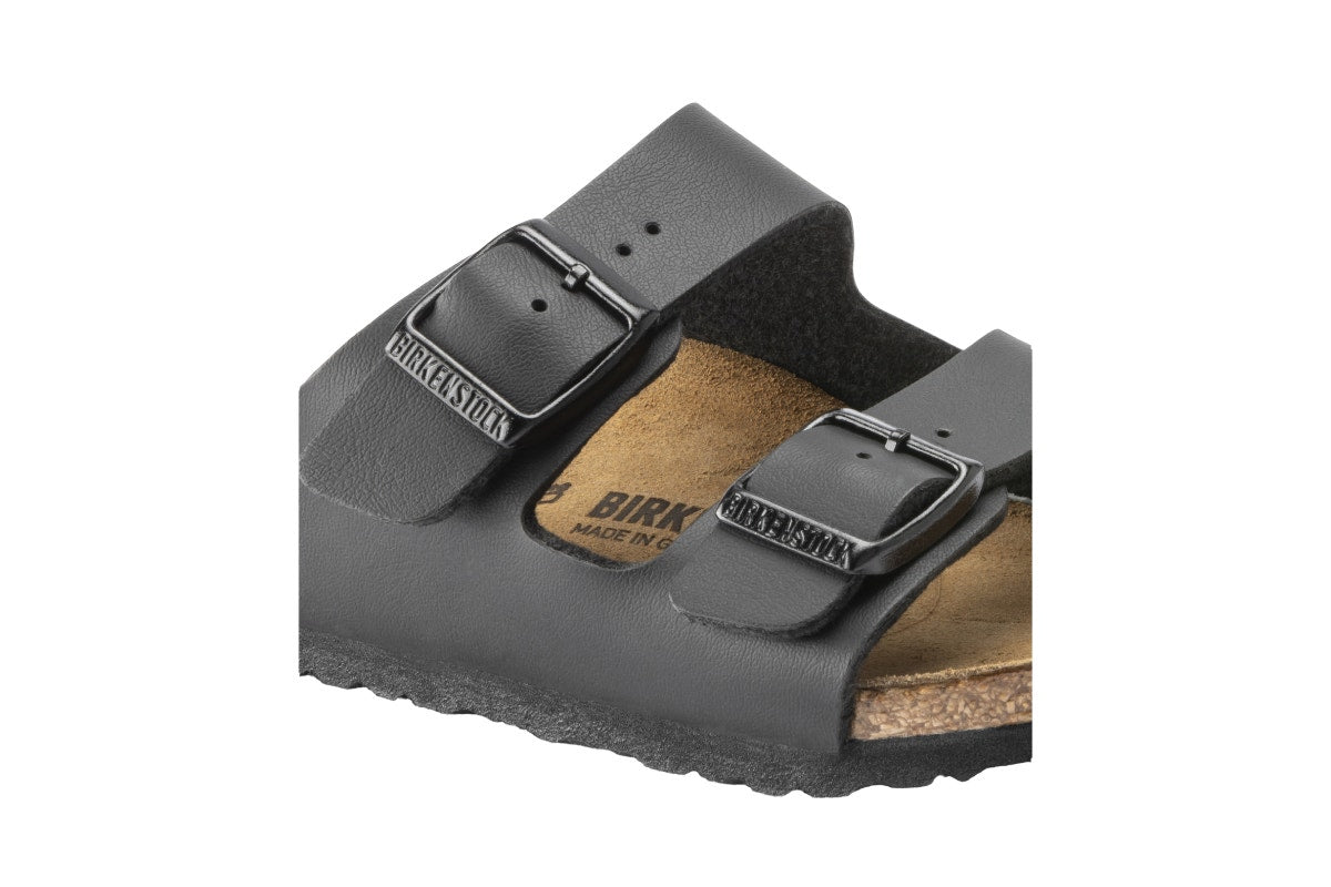 Birkenstock Kids Arizona Birko-Flor Sandal (Black, Size 32 EU)