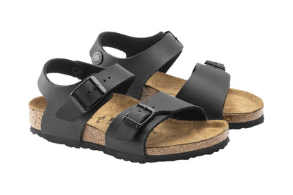 Birkenstock Kids New York Birko-Flor Sandal  - Black