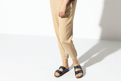 Birkenstock Men's Arizona Oiled Leather Soft Footbed Sandals - Blue; Size 44 EU