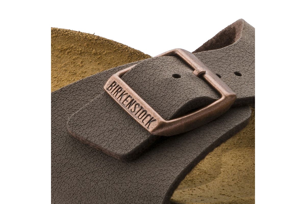 Birkenstock Men's Madrid Birkibuc Narrow Fit Sandals (Mocca; Size 41 EU)