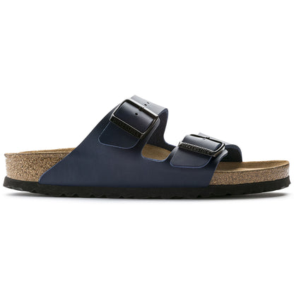 Birkenstock Arizona Birko-Flor Soft Footbed Narrow Fit Sandal (Blue, Size 36 EU)