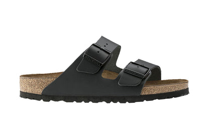 Birkenstock Arizona Natural Leather Regular Fit Sandal (Black)