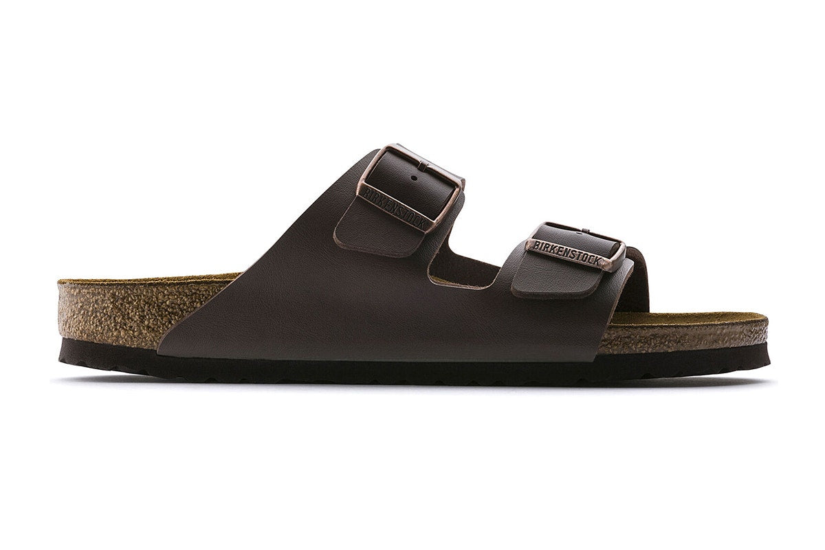Birkenstock Arizona Birko-Flor Regular Fit Sandal (Dark Brown; Size 36 EU)