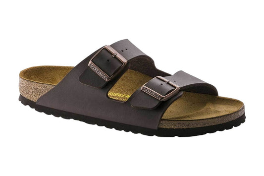 Birkenstock Women's Arizona Birko-Flor Sandals - Dark Brown; Size 36 EU