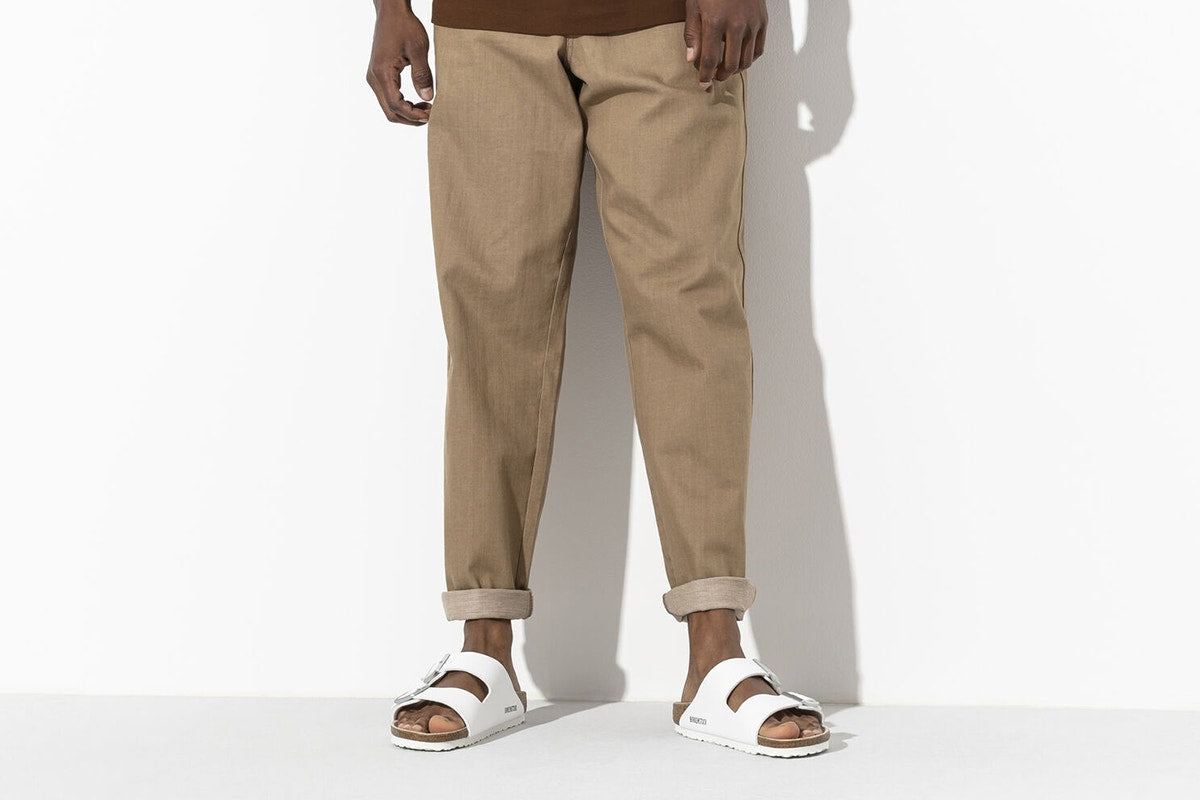 Birkenstock Arizona Birko-Flor Sandal - White; Size 42 EU