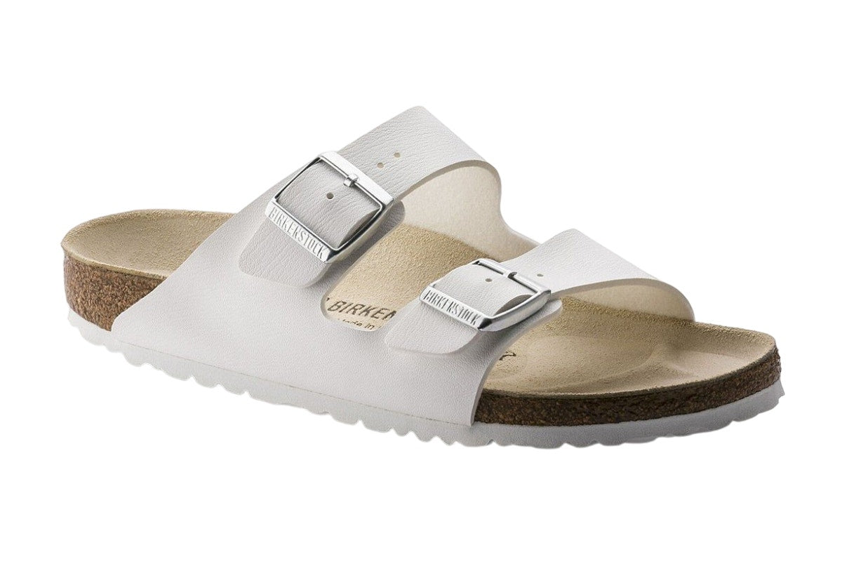 Birkenstock Men's Arizona Birko-Flor Sandals - White; Size 43 EU