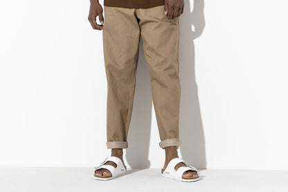 Birkenstock Men's Arizona Birko-Flor Sandals - White; Size 43 EU