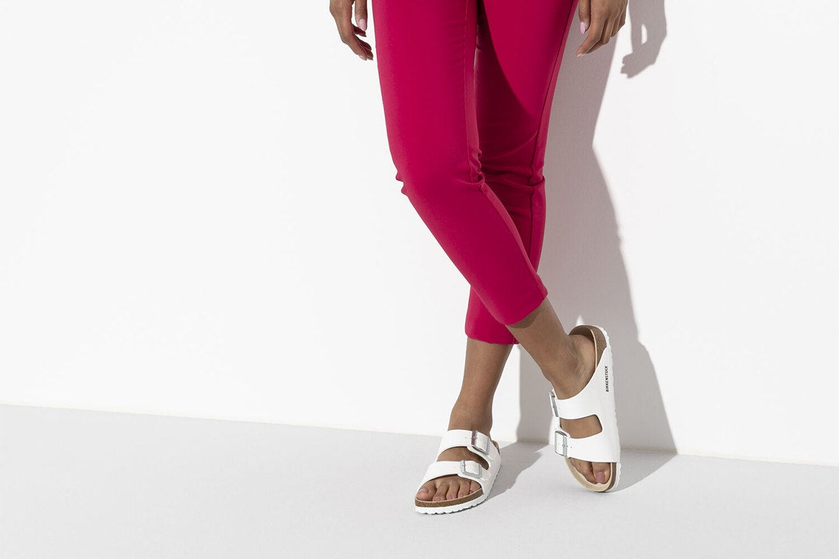 Birkenstock Men's Arizona Birko-Flor Sandals - White; Size 43 EU